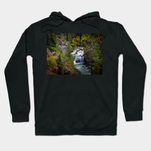 Cascading River in Yellowstone Hoodie